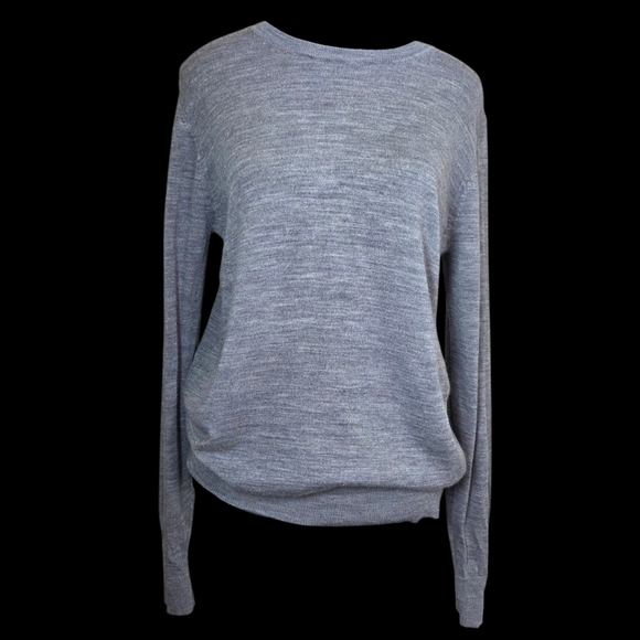 Joe Fresh Light Gray Women's 100% Merino Wool Sweater Size L - Picture 1 of 4
